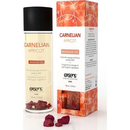 Invigorating Carnelian Apricot Massage Oil 100 ml.