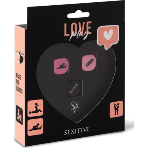 Erotik-Würfel SEXITIVE Love Play 3er-Pack