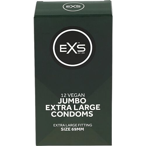 Kondome Exs Jumbo 12's - Extra große Passform und Komfort
