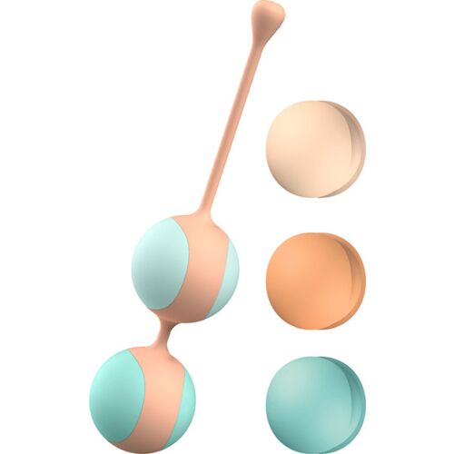 Beckenbodentraining Liebe Kewos mit 5 Gewichten