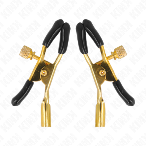 Pinzen für Brustwarzen KINK GOLD 6 CM | Sensuelle Stimulation