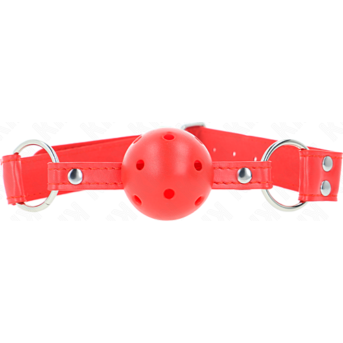 Mordaza KINK Hohlballknebel 4.5 CM für BDSM