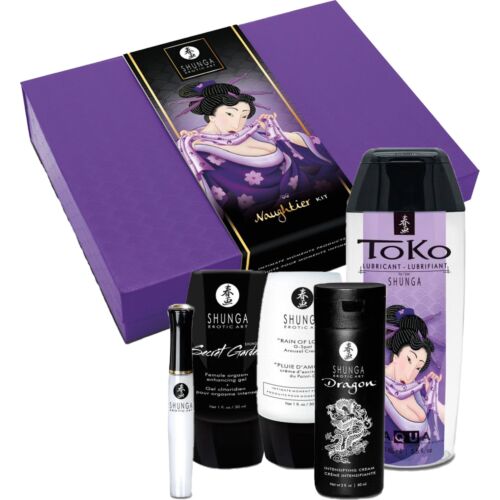 Shunga NAUGHTIER KIT – 5-teiliges Intimkosmetik-Set