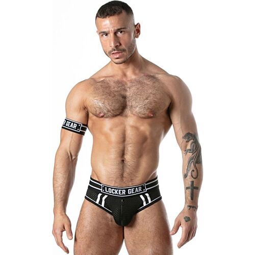 Jockstrap LOCKER GEAR SPORT MESH Schwarz S