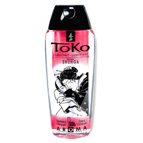 Lubrikant SHUNGA Toko Erdbeere und Champagne - 165 ml
