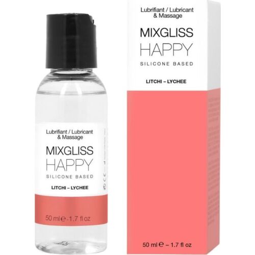 Mixgliss Happy Litchi Silikon-Lubrikant 50 ml - Sinnliche Formel