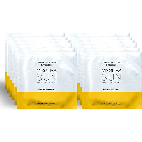 MIXGLISS Gleitmittel Aroma Monoi – 12 Monodosen