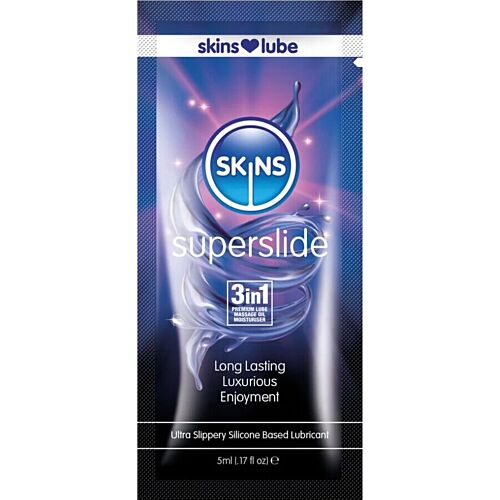 Gleitmittel SKINS Superslide 5ml - Ultraleicht und langlebig