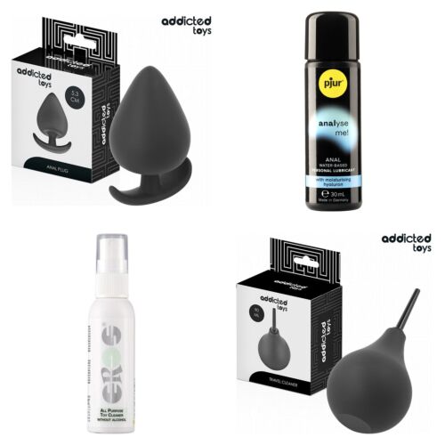 Anal-Set für Einsteiger mit kleinem Plug aus Silikon
