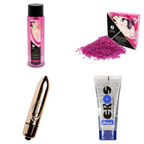 Set für Dusche und Badewanne mit tauchfähigem Bullet-Vibrator