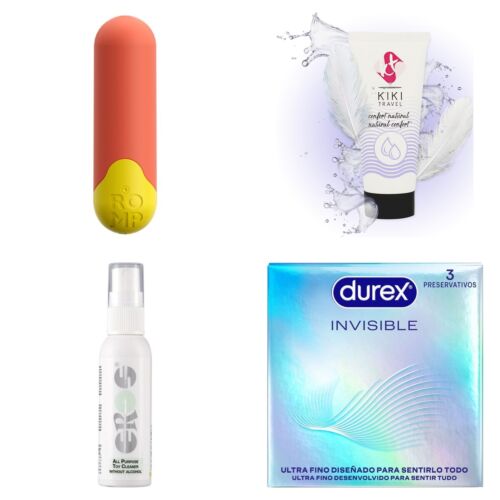 Diskretes Reise-Set mit Bullet-Vibrator und Gleitgel