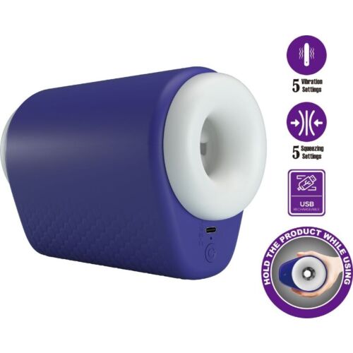 Masturbator PRETTY LOVE DJ LADY mit Vibration und Druck