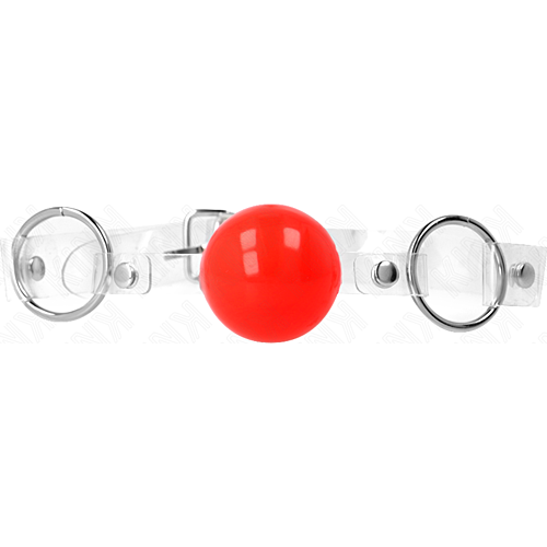 Knebel KINK Adjustable Ball Gag aus weicher Silikon
