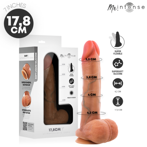 Dildo MR. INTENSE Gary S 17,8 cm mit realistischen Details
