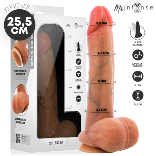 Dildo MR. INTENSE Gary XL 25,5 cm mit testikeln