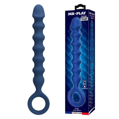 Analspielzeug MR PLAY - Analperlen & Plug 34 mm