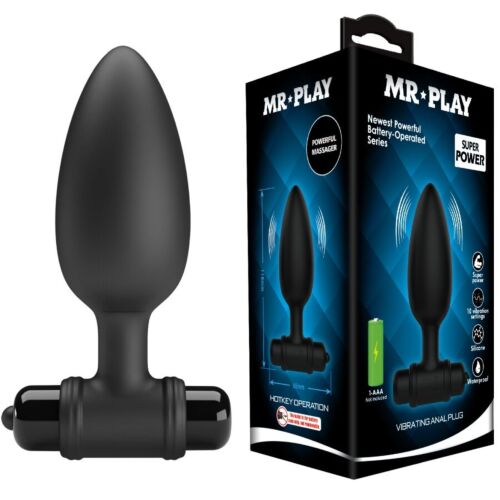 Vibratoren MR PLAY SUPER POWER ANAL PLUG WITH VIBRATION