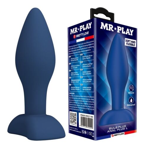 Analplug MR PLAY Tapered Silicone L mit ergonomischem Design
