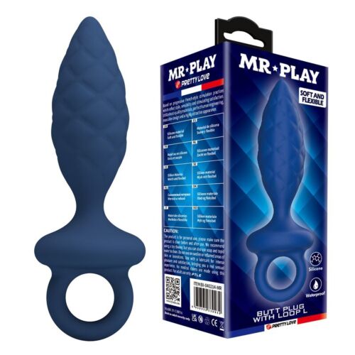 Analplug MR PLAY Textured Analplug mit Ring