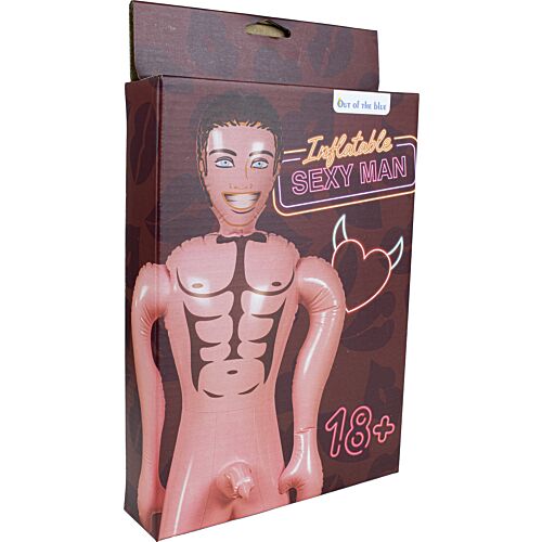 Hinchbare Puppe Sexy Man für Abschiedspartys