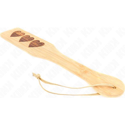 BDSM Paddle KINK Impact & Touch mit Herzdesign 32 x 5,5 cm
