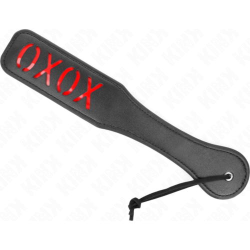 BDSM Paddle KINK XOXO mit runden Ecken für stilvolles Spielen