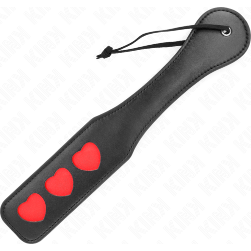 BDSM Paddle KINK Herzpaddle 32x6 cm für kraftvolle Spiele