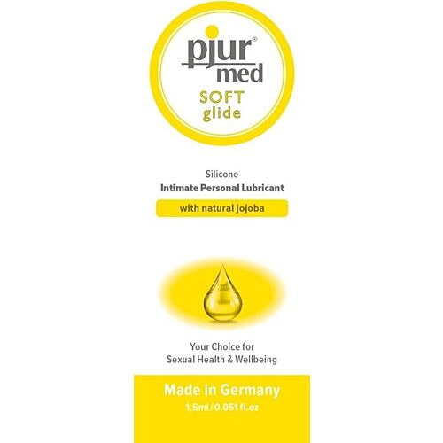 Lubricant PJUR Med Soft Glide 1.5 ml für empfindliche Haut