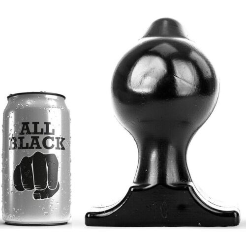 Buttplug ALL BLACK 17,5 CM – Sanfte Dehnung für Einsteiger