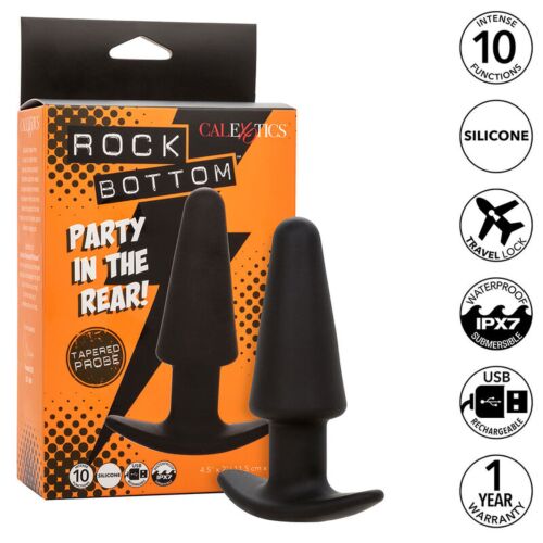 Plug Anal CALEXOTICS Rock Bottom mit 10 Vibrationen