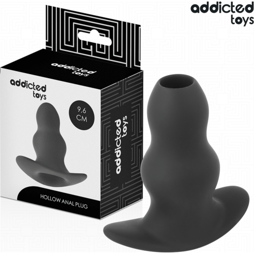 Analplug Addicted Toys M 9,6 cm mit hohler Struktur