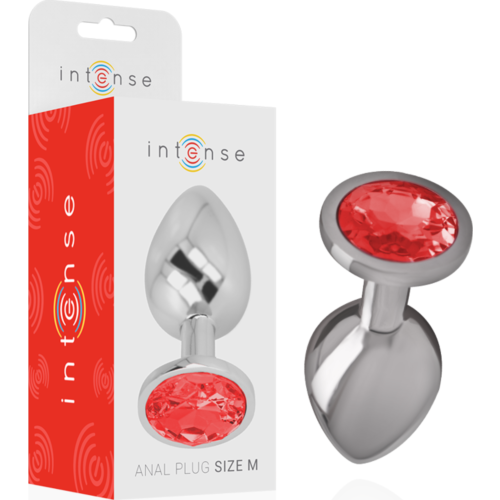 Analplug INTENSE mit Diamantjuwel Größe M