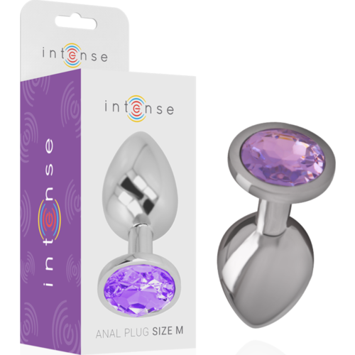 Analplug INTENSE mit Diamantjuwel – Größe M
