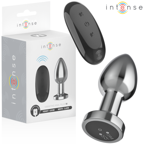 Anal Plug INTENSE M mit 10 Vibrationsmodi und Fernbedienung