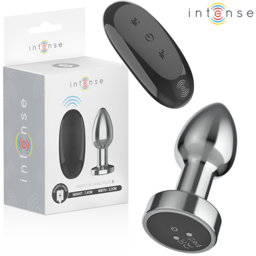 Anal Plug INTENSE S mit Fernbedienung und 10 Vibrationsmodi