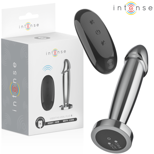 Anal Plug INTENSE S mit Fernbedienung und 10 Vibrationsmodi