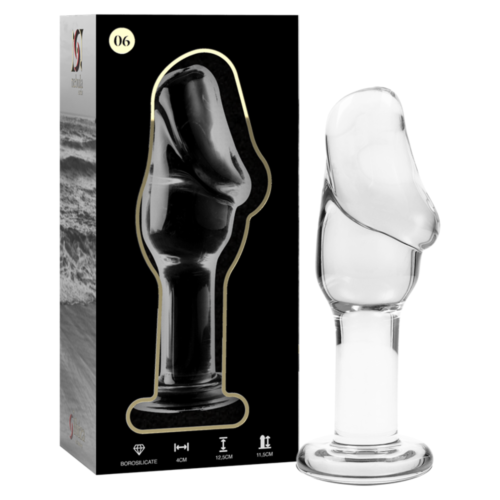 Analplug NEBULA SERIES BY IBIZA Modell 6 aus Borosilikatglas