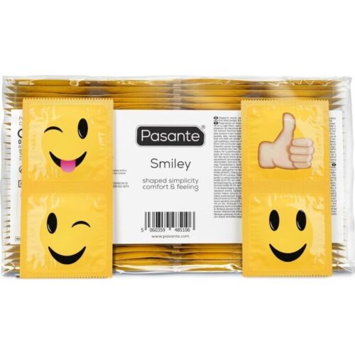 Kondome Pasante Smiley 144 Stück - Lustige Designs für jedes Ereignis