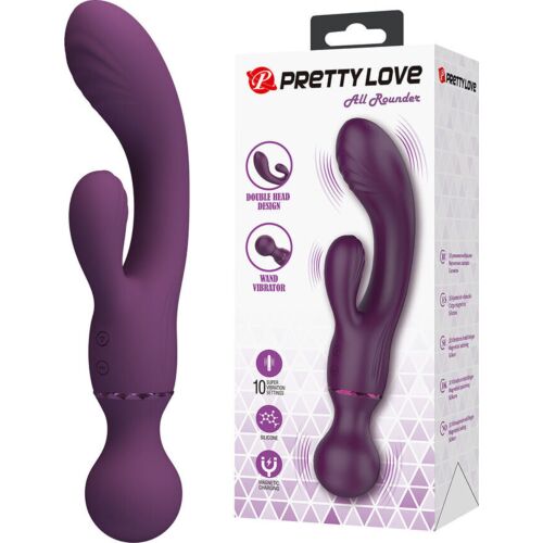Vibrator Pretty Love Flirtation All Rounder mit doppelter Stimulation