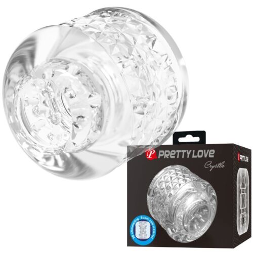 Masturbator Pretty Love Crystle mit doppeltem Eingang