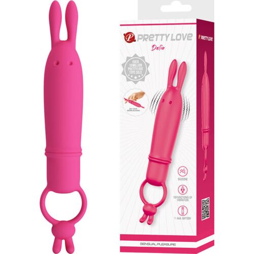 Vibrator PRETTY LOVE DELIA mit Anbringungsring