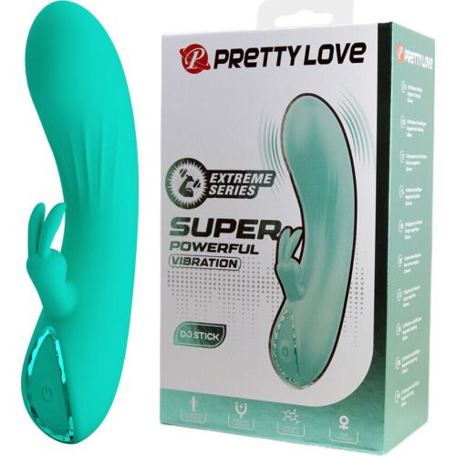 Vibrator Pretty Love DJ Stick mit Klitorisstimulator