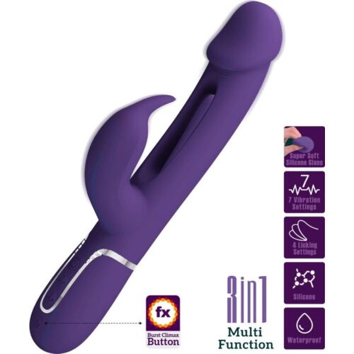 Vibrador Rabbit Pretty Love Kampas mit Doppelmotoren