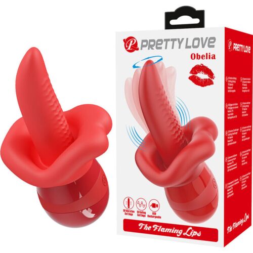 Stimulator Pretty Love Obelia mit vibrierender Zunge