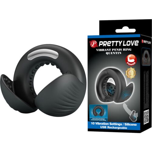 Anring PRETTY LOVE QUENTIN mit Stimulator für Hoden