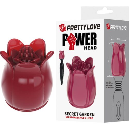 Massager PRETTY LOVE SECRET GARDEN mit speziellem Kopf