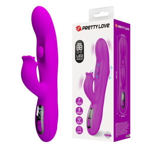 Rabbit Vibrator HIGH TECH PRETTY LOVE YALANDA mit LED-Display