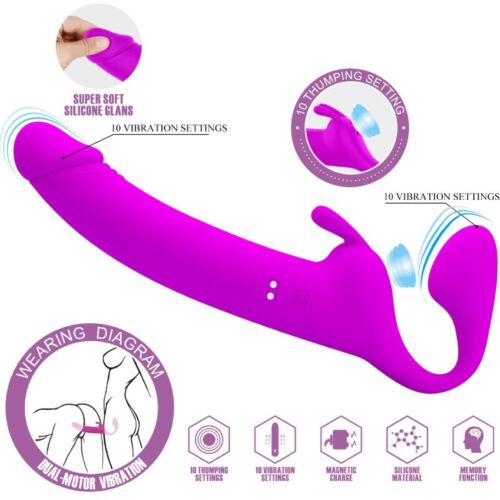 Dildo Pretty Love Zanini mit 10 Vibrationsmodi