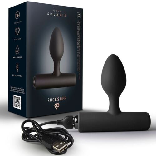 Anal Plug ROCKS-OFF NOVA SOLARIS mit 16 Funktionen