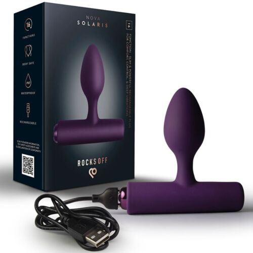 Analplug ROCKS-OFF NOVA SOLARIS mit 16 Funktionen